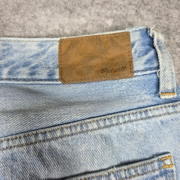 Madewell Jeans Women 28 Blue Straight Leg High Rise Light Wash - Picture 14 of 16